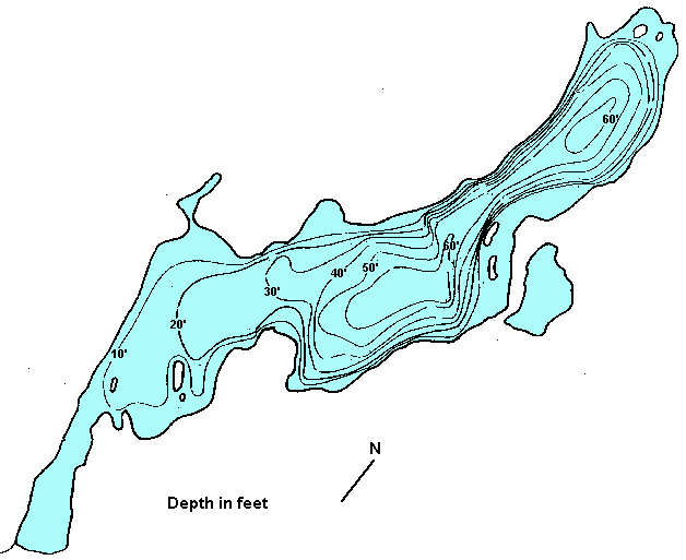 Snipe Lake Depth Chart